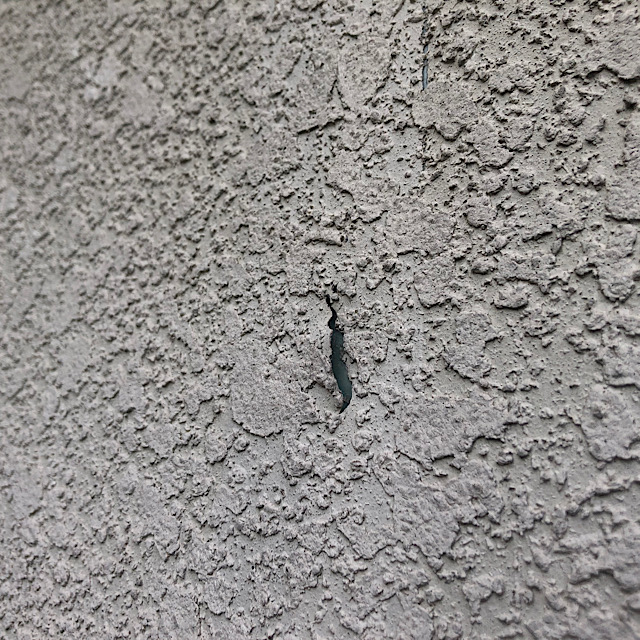 積和ハウスの外壁の塗膜の剥がれ