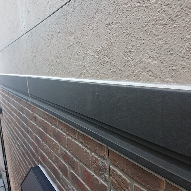 外壁塗装帯上のシーリング工事